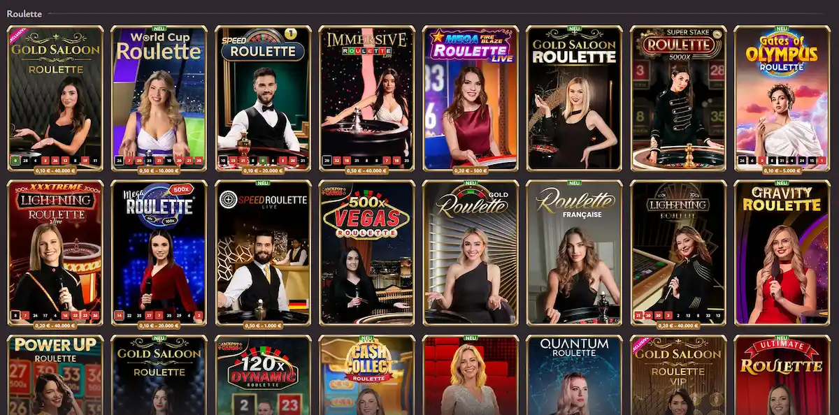 Vicibet Roulette Live-Roulette-Tisch bei Vicibet